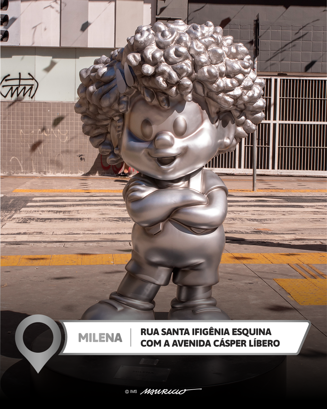 Estátua Mauricio de Sousa 5